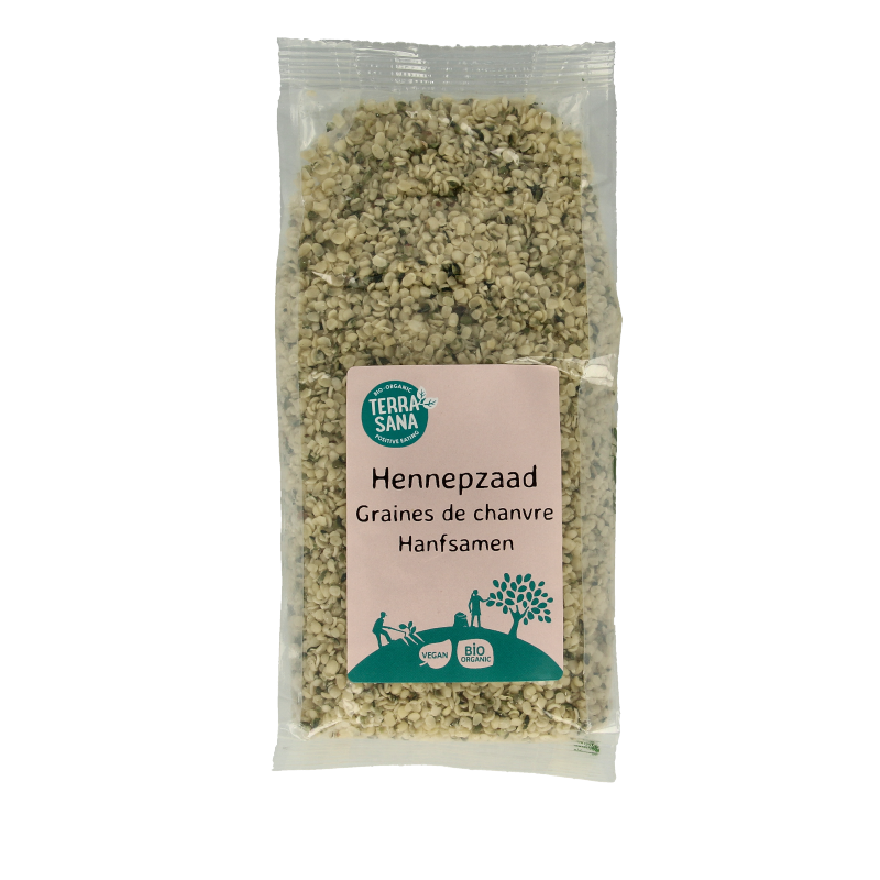 TerraSana RAW Hennepzaad gepeld bio 250 Gram