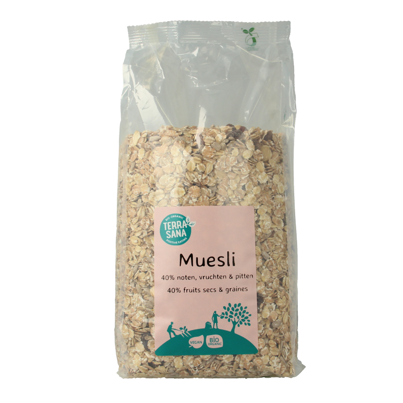 TerraSana Muesli noten & zuidvruchten bio 1 Kilogram