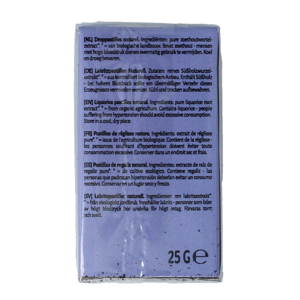TerraSana Droppastilles naturel bio 25.00 Gram