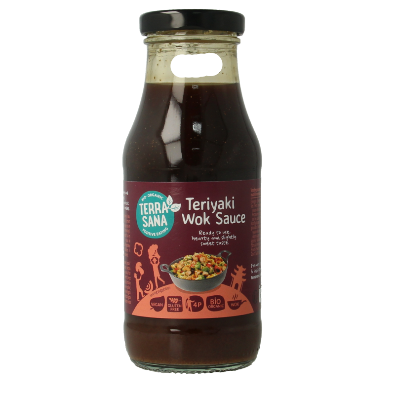TerraSana Woksaus teriyaki bio 240 Milliliter