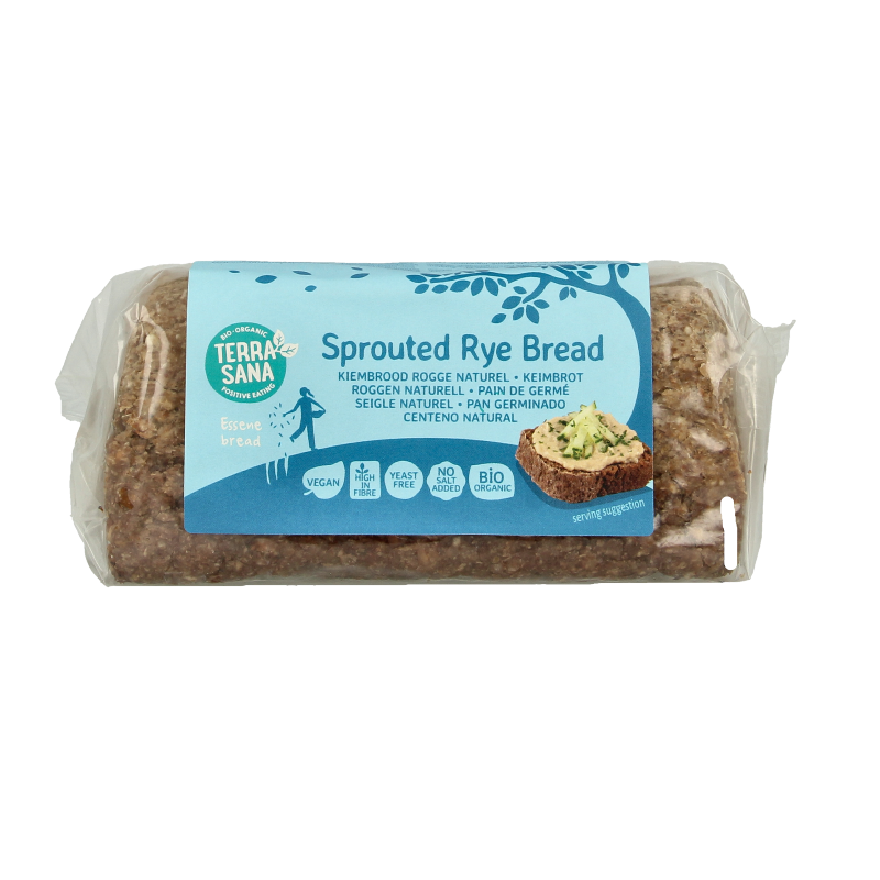 TerraSana Roggebrood gekiemd bio 400 Gram
