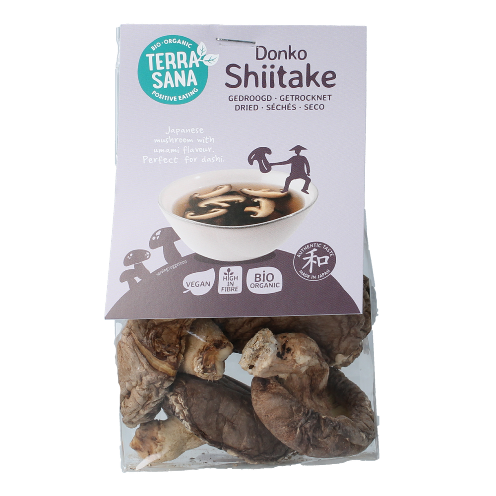 TerraSana Shiitake donko bio 25.00 Gram