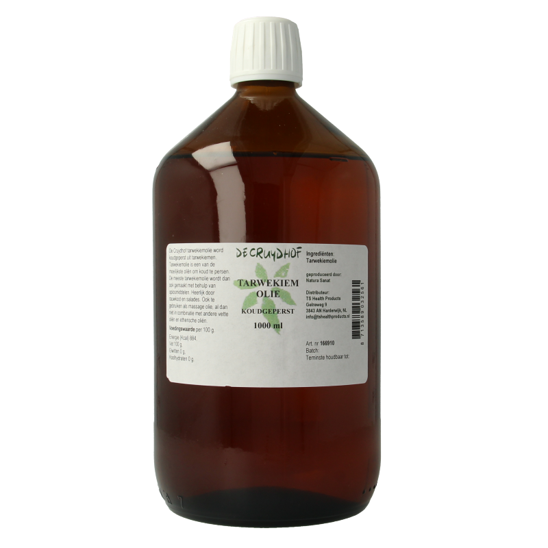 Cruydhof Tarwekiemolie koudgeperst 1 Liter