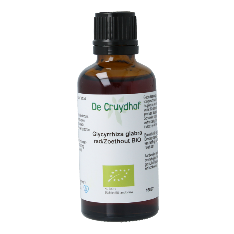 Cruydhof Glycyrrhiza glabra radix / zoethout tinctuur bio 50 Milliliter