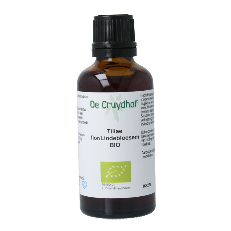 Cruydhof Tiliae cordata flor / lindebloesem tinctuur bio 50 Milliliter