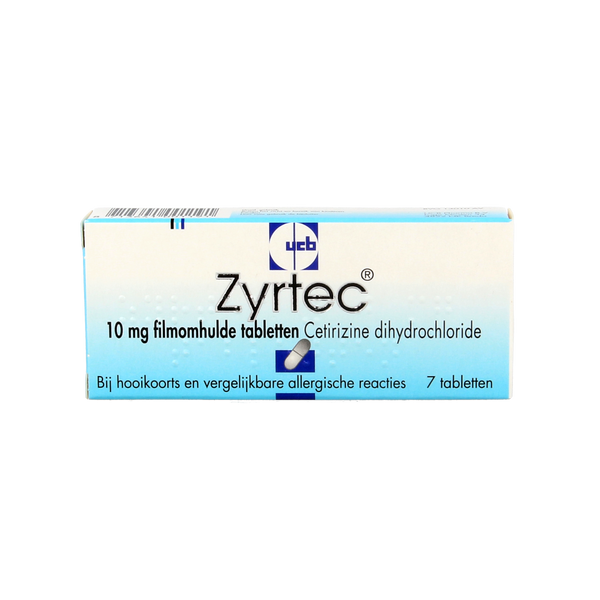 Zyrtec Cetirizine dihydrochloride 7.00 Tabletten
