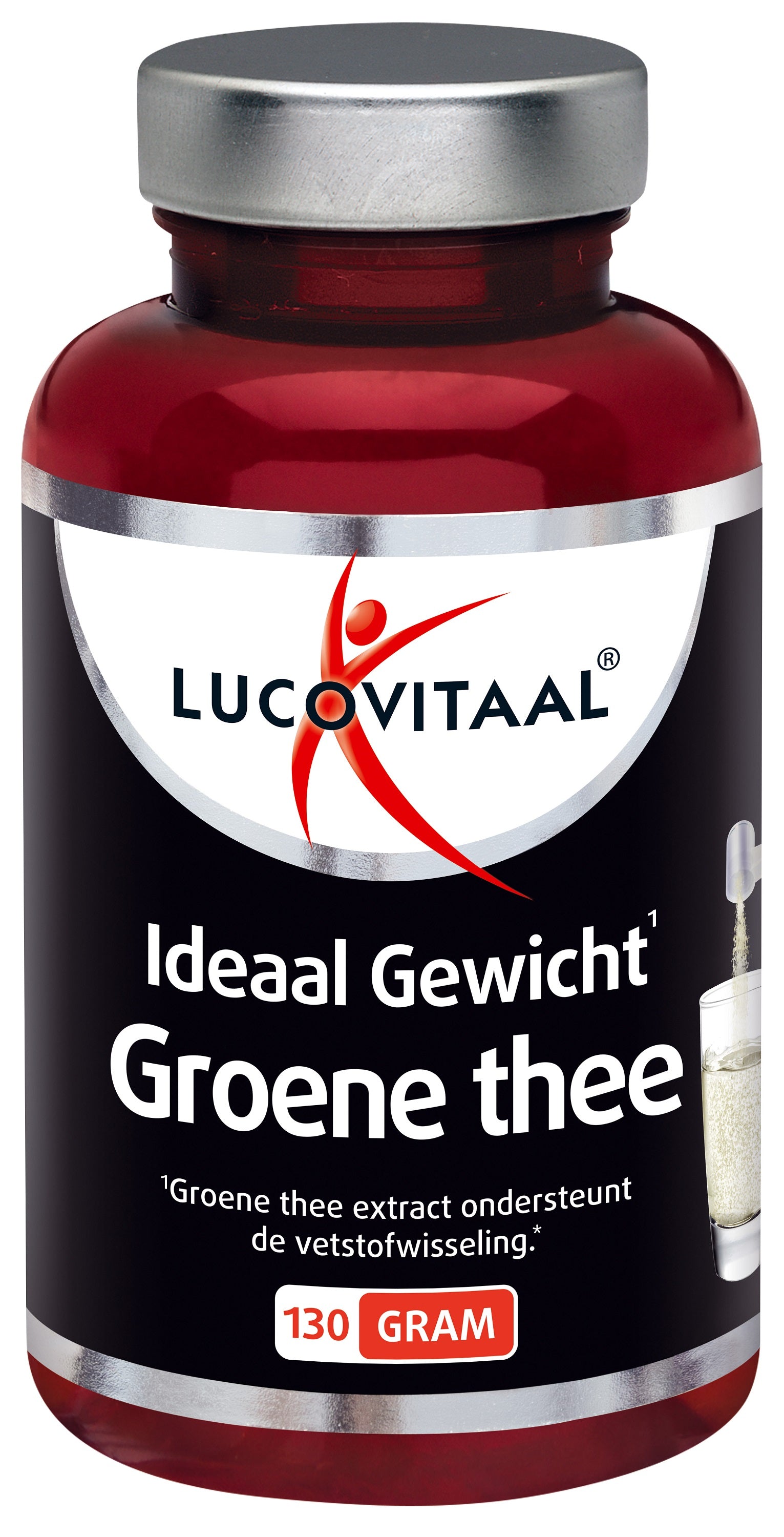 Lucovitaal Groene thee ideaal gewicht extract 130 Gram