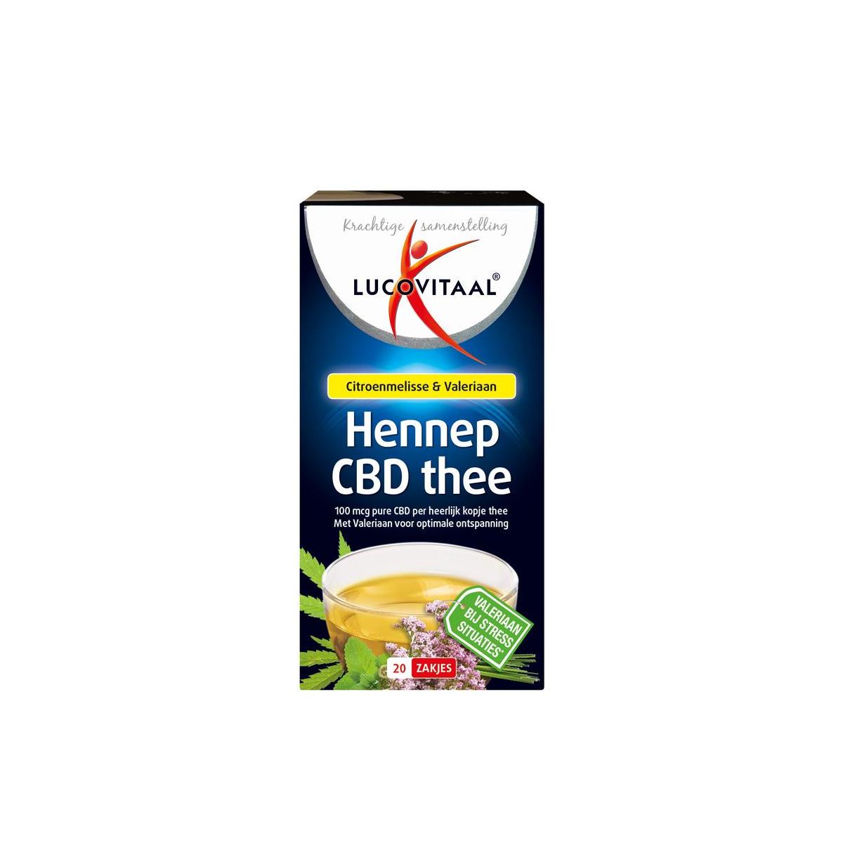 Lucovitaal Hennep CBD thee 20.00 Zakjes