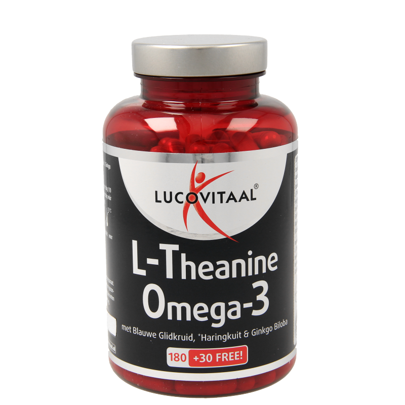 Lucovitaal L-Theanine omega 3 210 Capsules