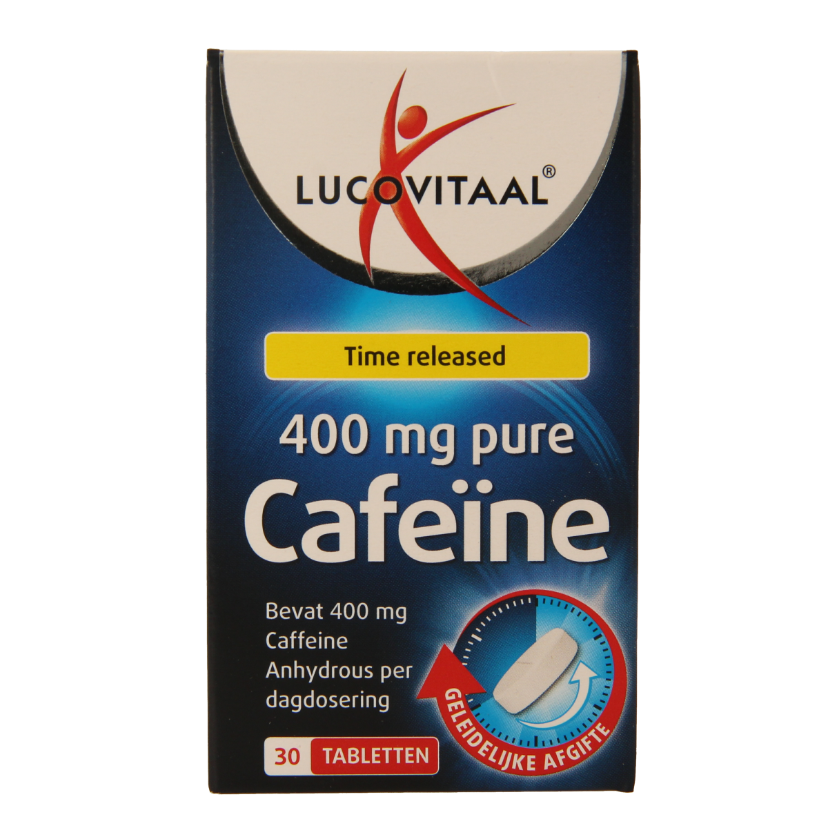 Lucovitaal Pure cafeine 30.00 Tabletten