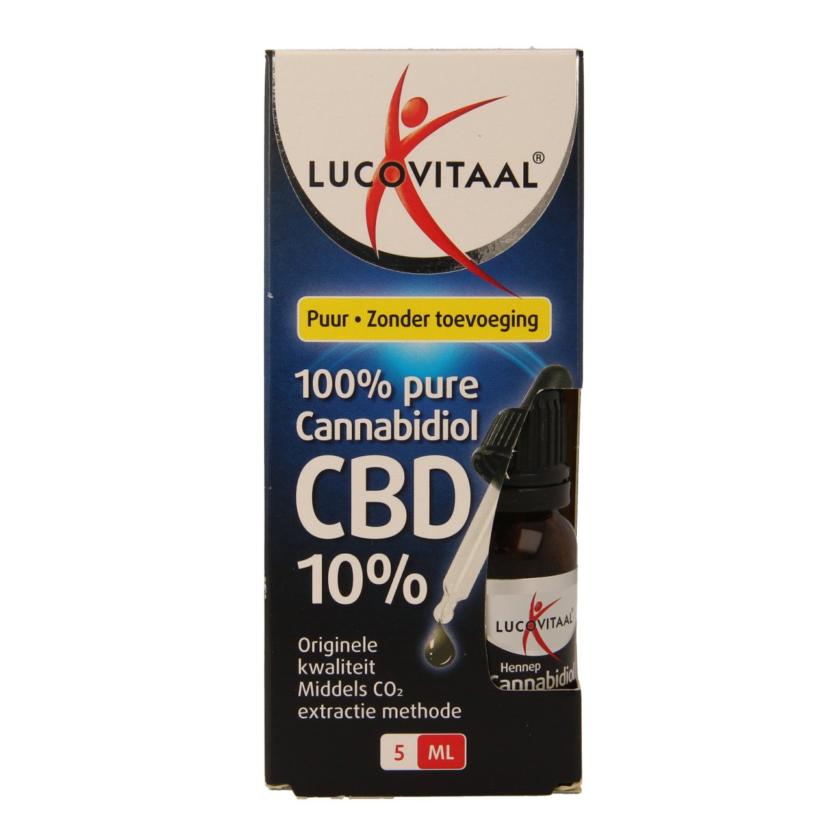 Lucovitaal CBD olie 10% 5.00 Milliliter