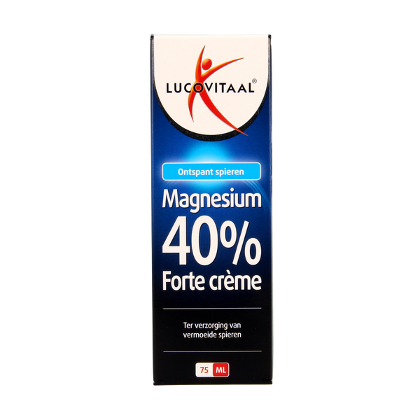 Lucovitaal Magnesium 40% forte creme 75.00 Gram