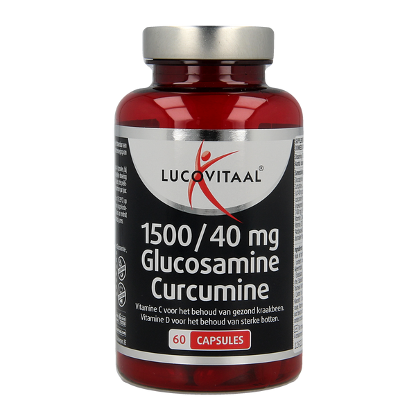 Lucovitaal Glucosamine & curcumine 1500/40mg 60.00 Capsules