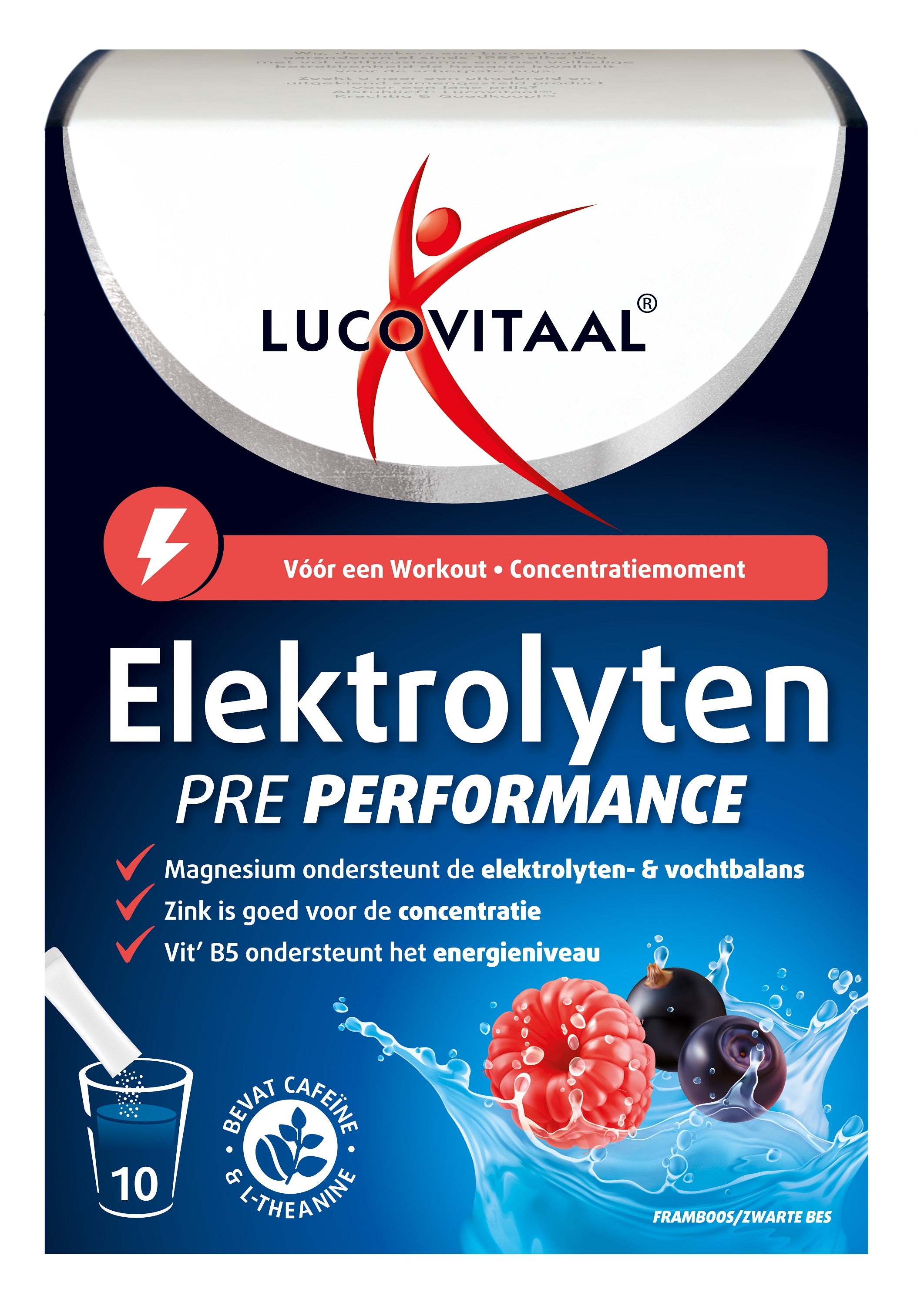 Lucovitaal Elektrolyten pre performance sachets 10 Sachets