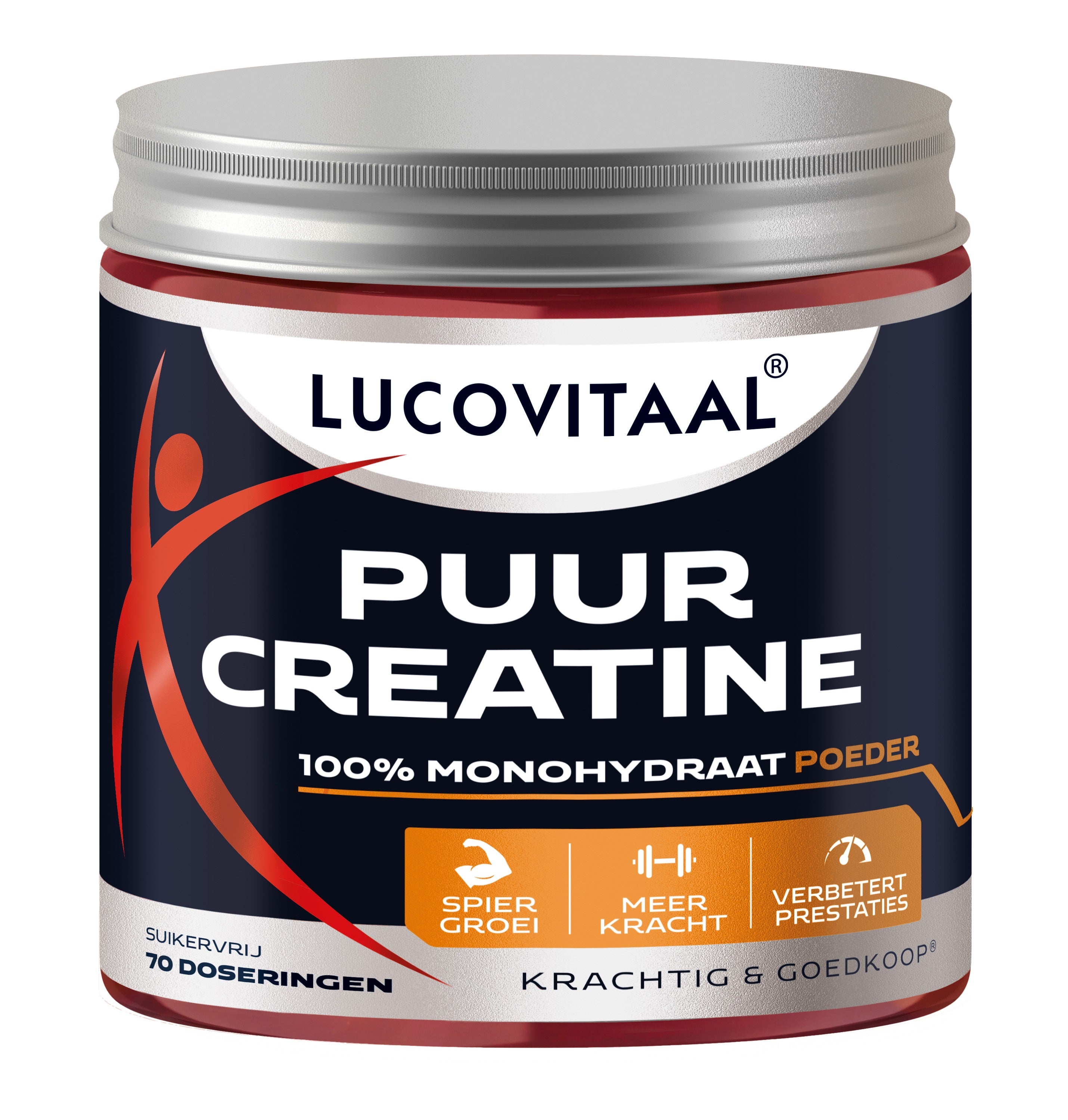 Lucovitaal Creatine poeder puur 210 Gram
