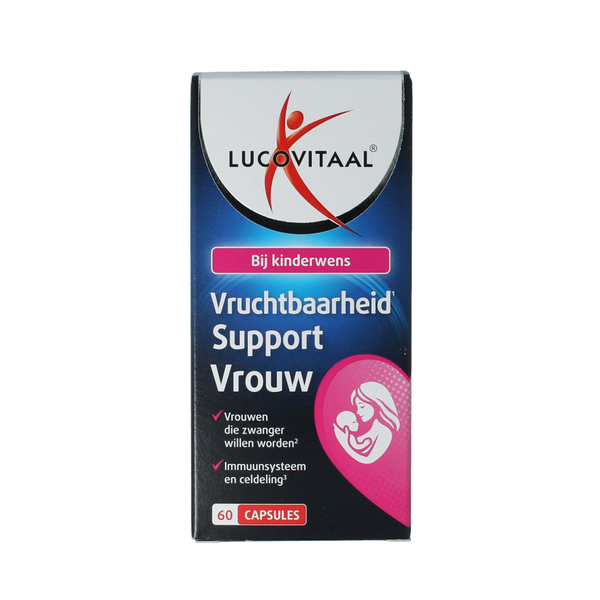 Lucovitaal Vruchtbaarheid support vrouw 60.00 Capsules