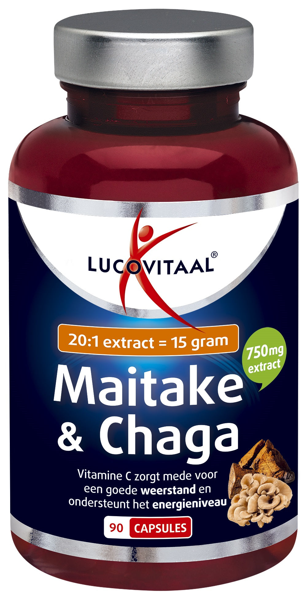 Lucovitaal Maitake & chaga 90 Capsules