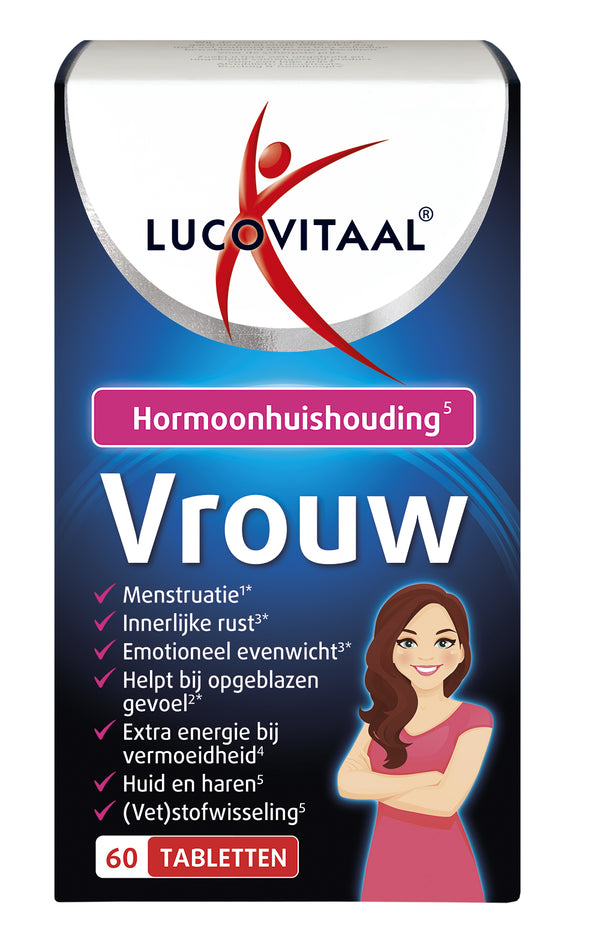 Lucovitaal Hormoonhuishouding vrouw 60.00 Tabletten