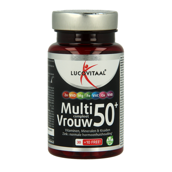 Lucovitaal Multi compleet vrouw 50+ 40.00 Tabletten