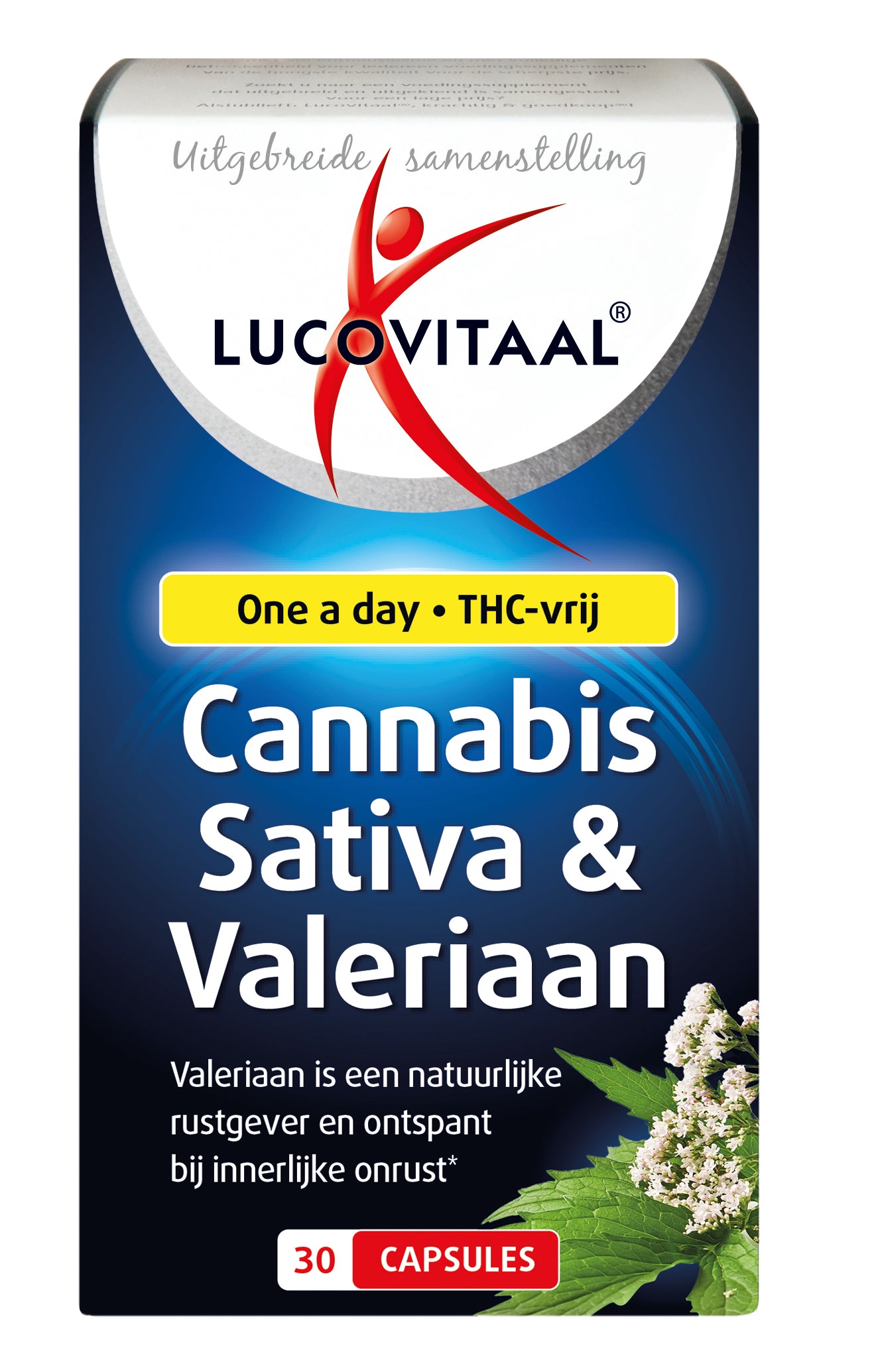 Lucovitaal Cannabis sativa & valeriaan 30 Capsules