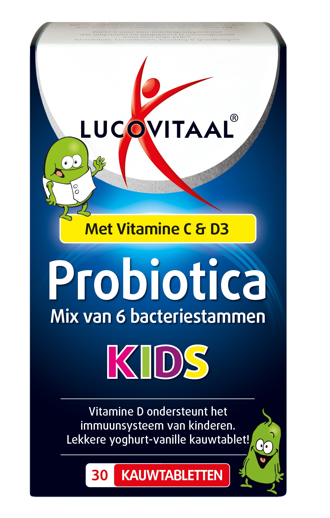 Lucovitaal Probiotica kids 30 Kauwtabletten