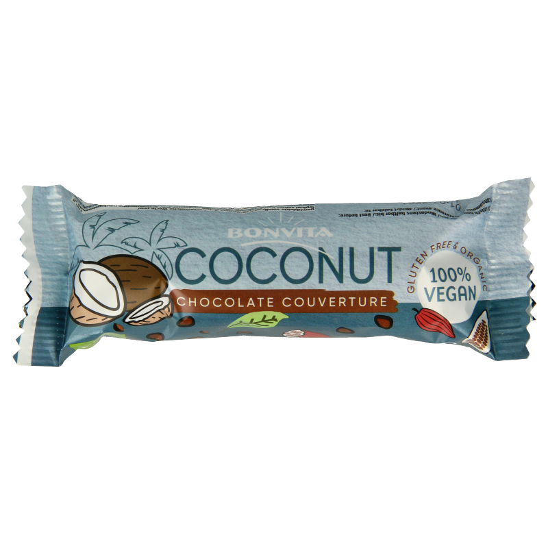 Bonvita Bonbarr choco cocosbar melk bio 40 Gram