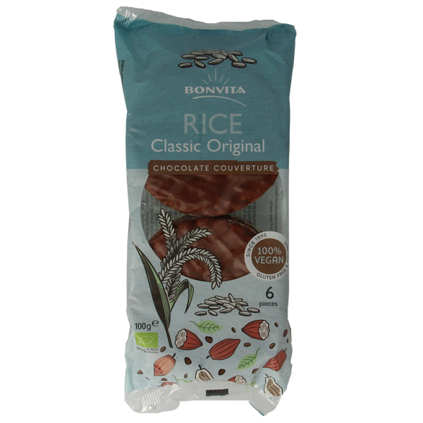 Bonritzz Rijstwafel choco melk bio 100.00 Gram