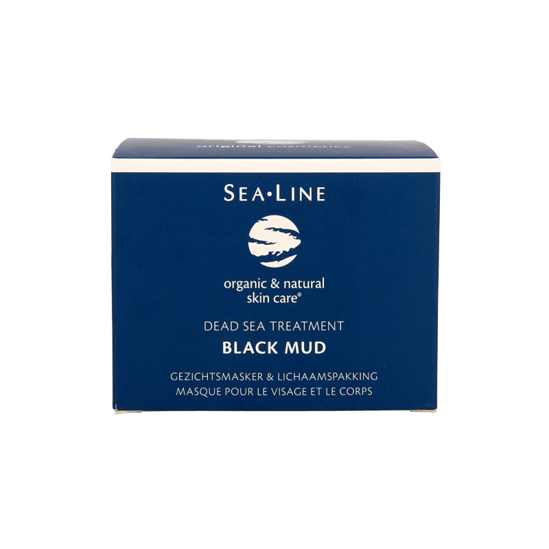 Sea-Line Black mud facial mask & body pack 225 Milliliter