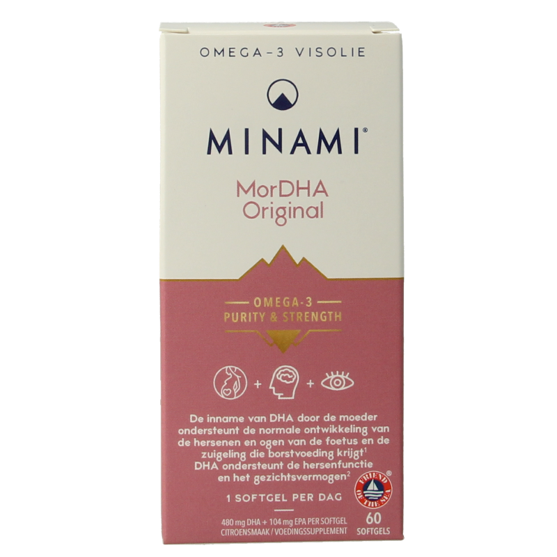 Minami MorDHA original citroensmaak 60 Softgels
