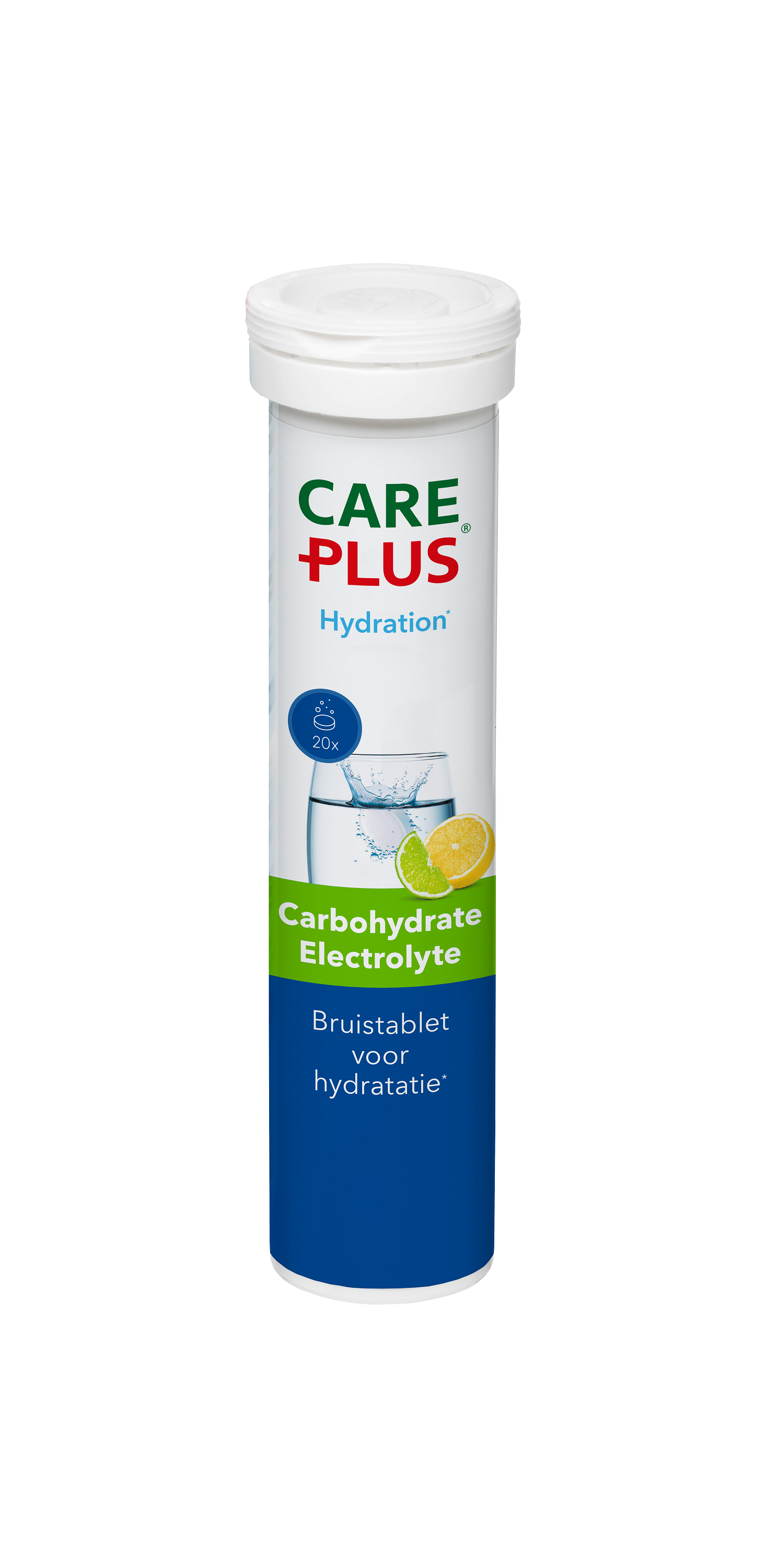 Care Plus Carbohydrate electrolyte lemon lime 20 Bruistabletten