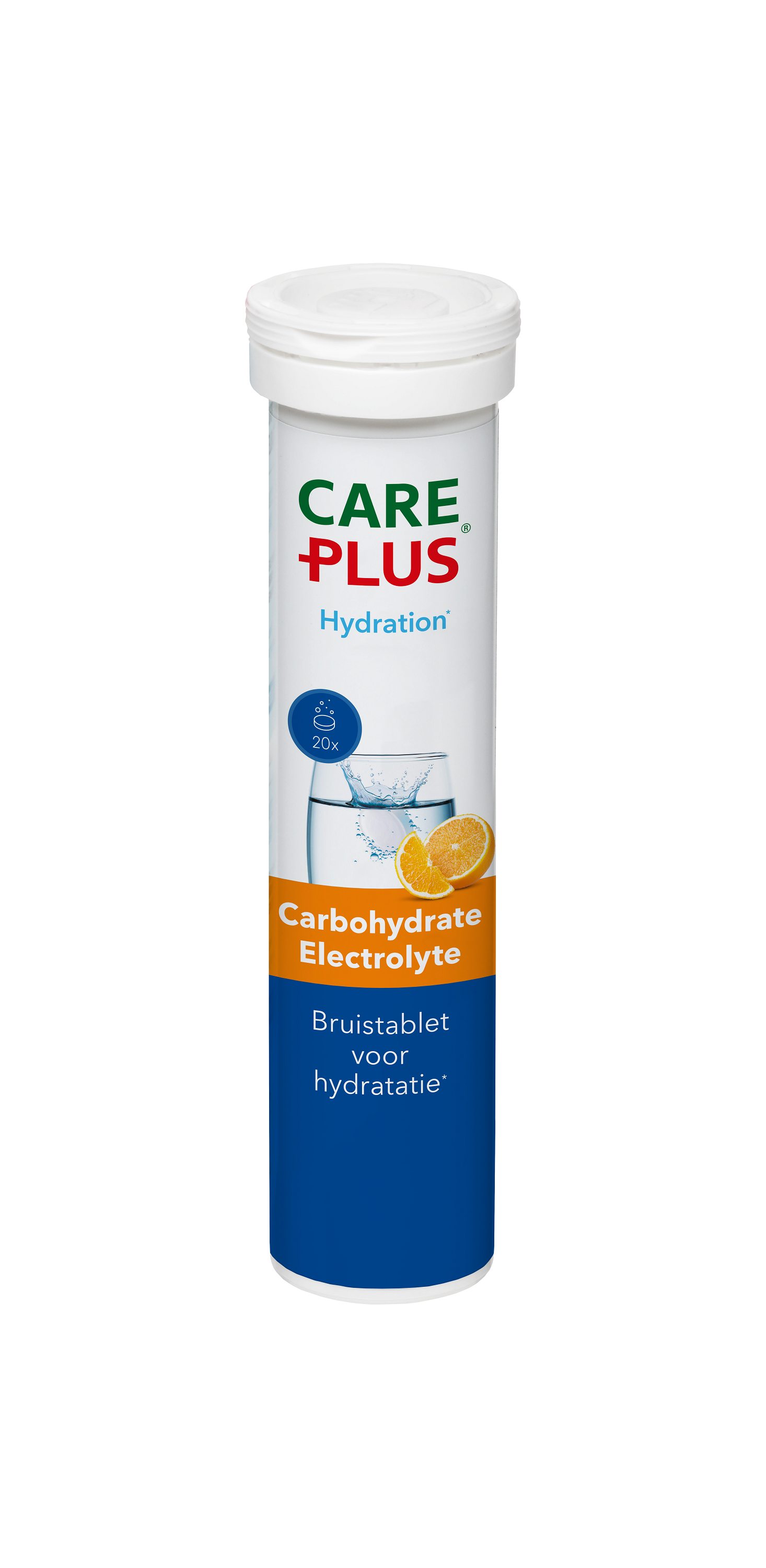 Care Plus Carbohydrate electrolyte orange 20 Bruistabletten