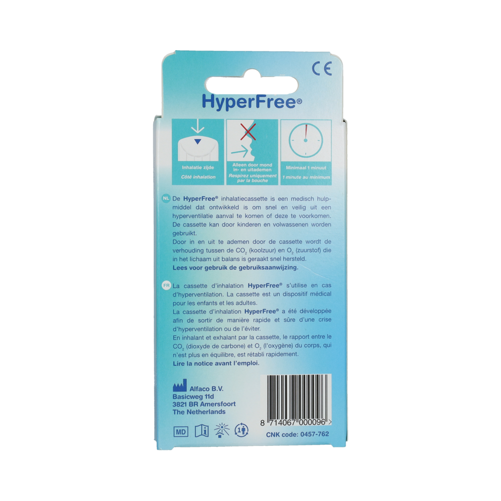 Hyperfree Tegen hyperventilatie 1.00 Stuks