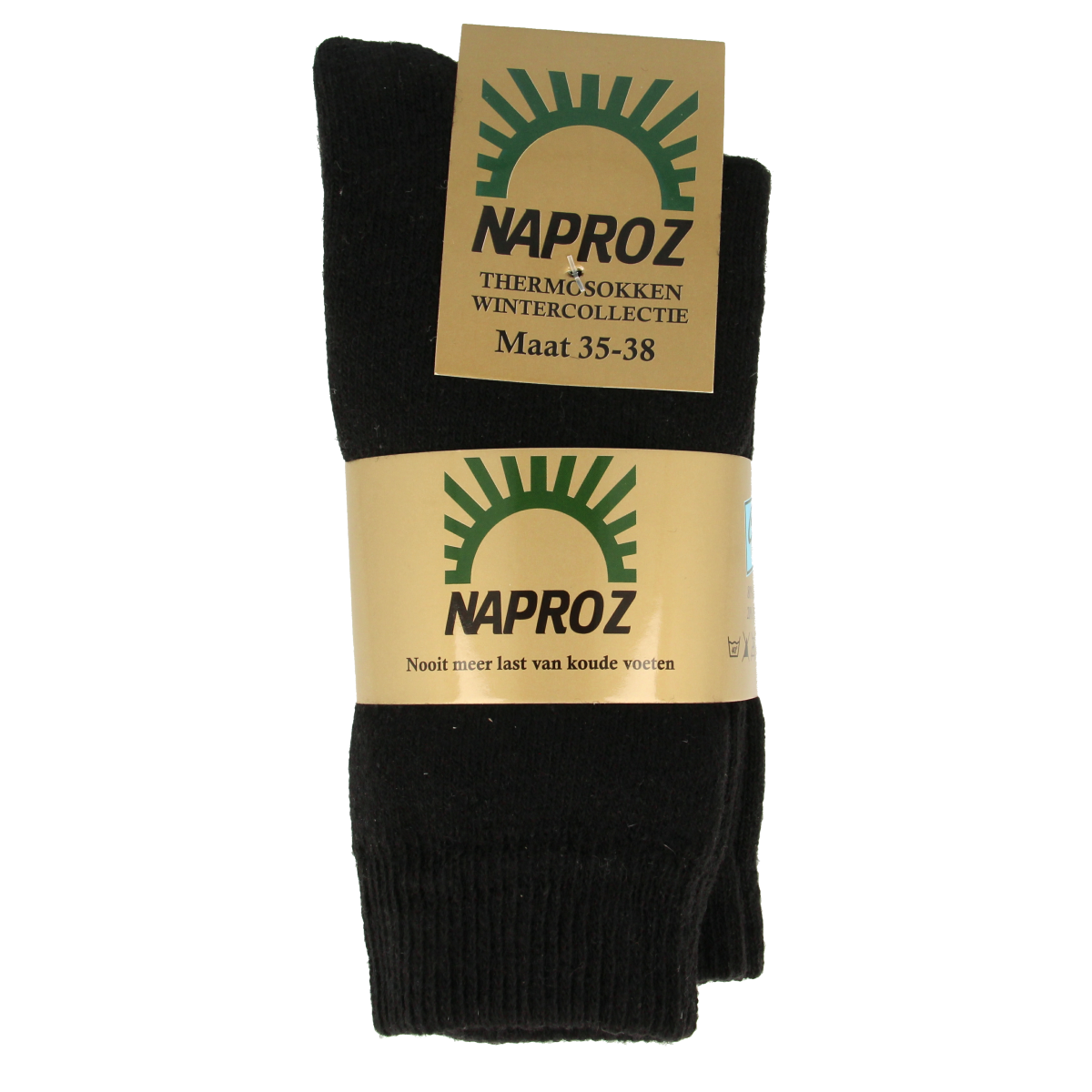 Naproz Thermo sokken zwart maat 35-38  3.00 Paar