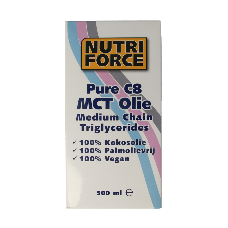 Nutriforce MCT 8 olie 500 Milliliter