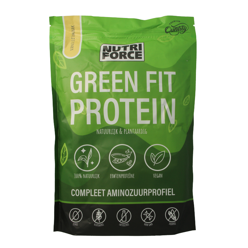 Nutriforce Green fit protein vanille 700 Gram