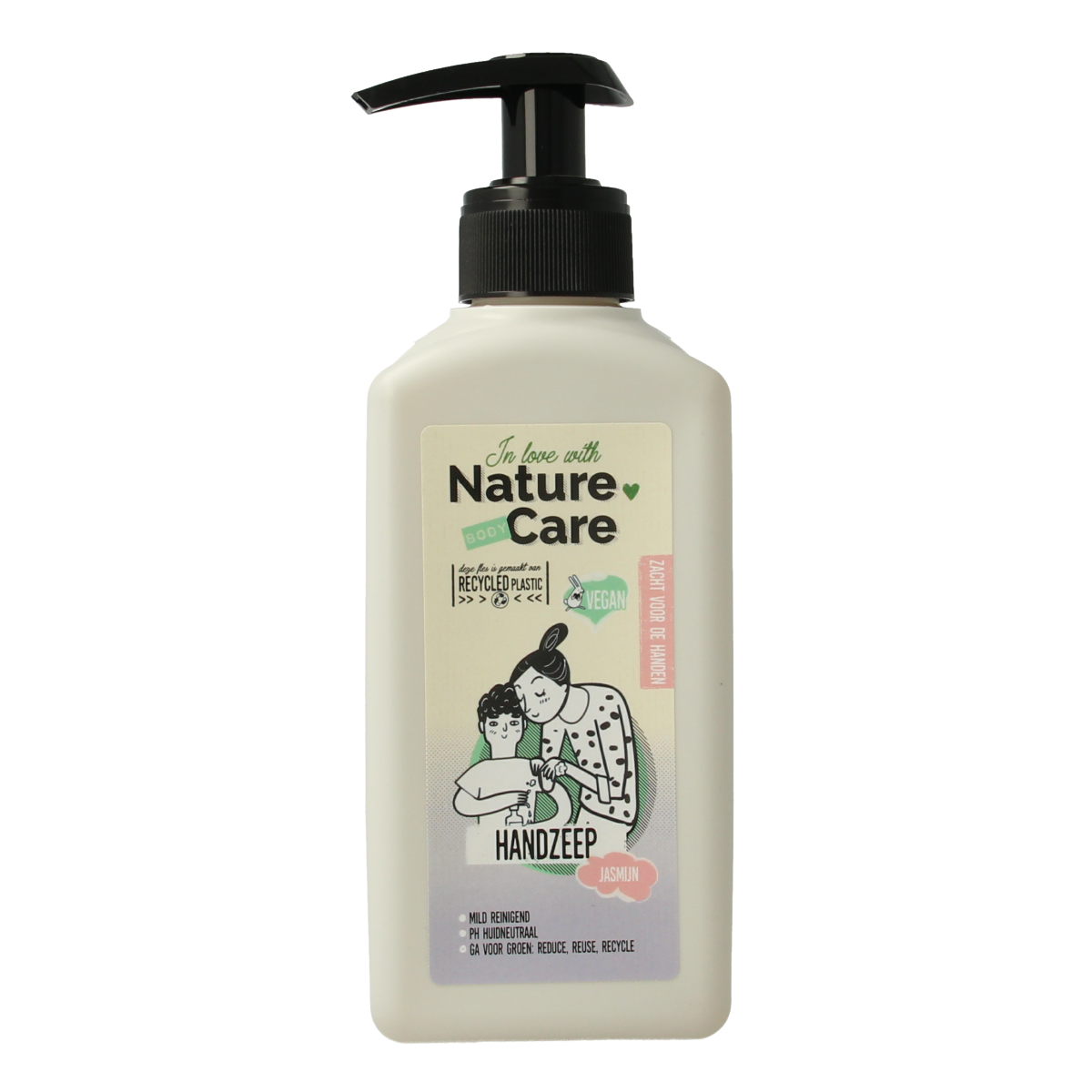 Nature Care Handzeep jasmijn 250.00 Milliliter