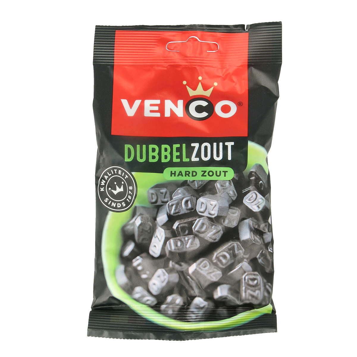 Venco Dubbel zoute drop 120.00 Gram