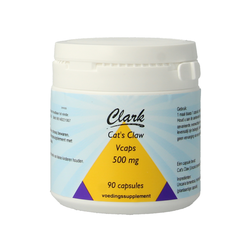 Clark Cat's claw 500mg 90 Vegetarische capsules
