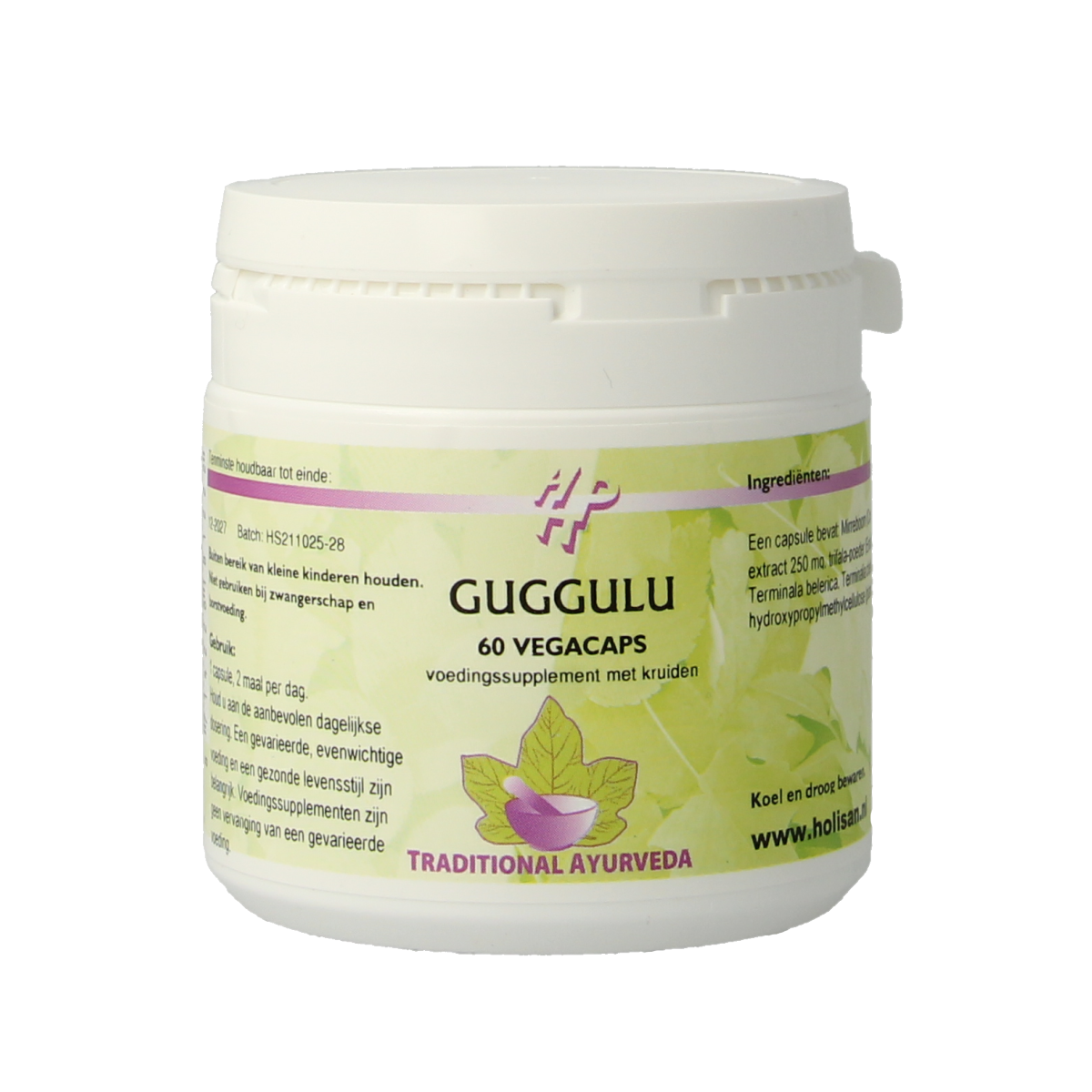 Holisan Guggulu 60.00 Vegetarische capsules