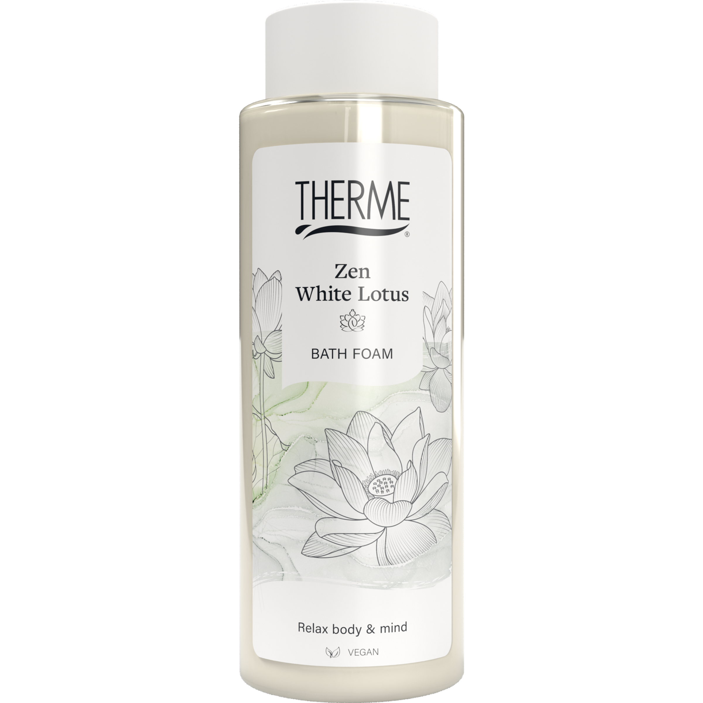 Therme Zen white lotus relaxing bath foam 500.00 Milliliter