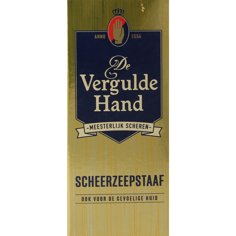 Vergulde Hand Scheerzeepstaaf 75 Gram