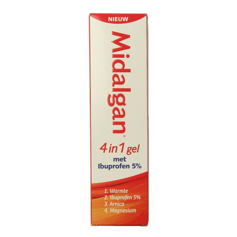 Midalgan 4 in 1 gel + 5% ibuprofen 100 Gram