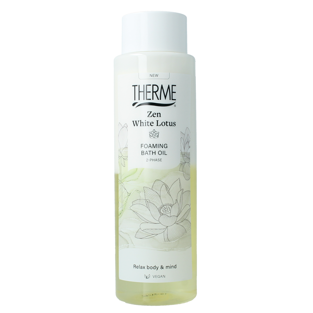 Therme Zen white lotus foaming bath oil 400.00 Milliliter