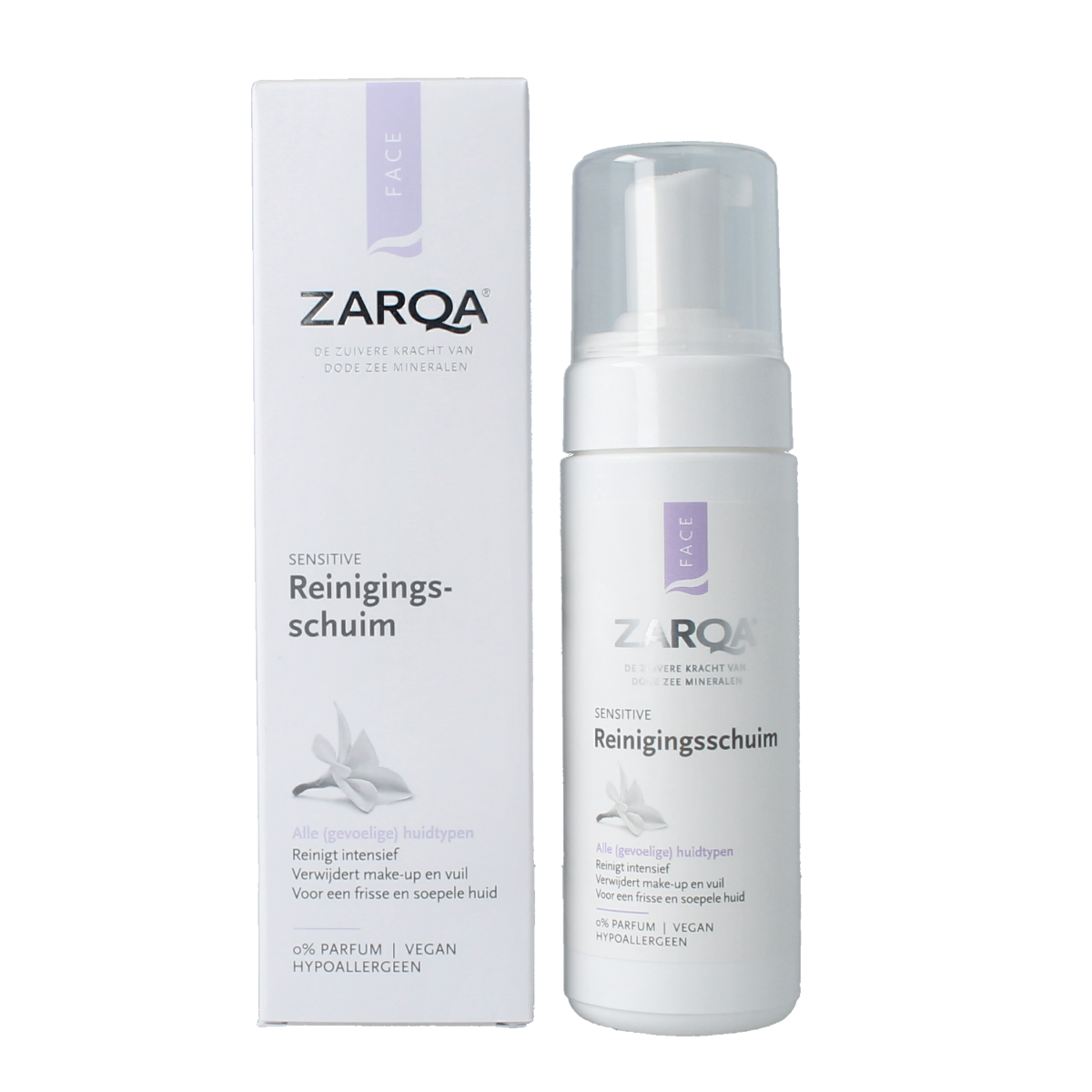 Zarqa Face reinigingsschuim sensitive 150.00 Milliliter