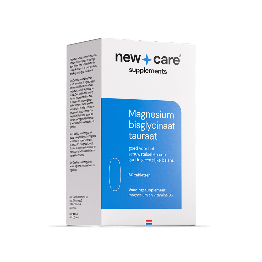 New Care Magnesium bisglycinaat tauraat 60.00 Tabletten