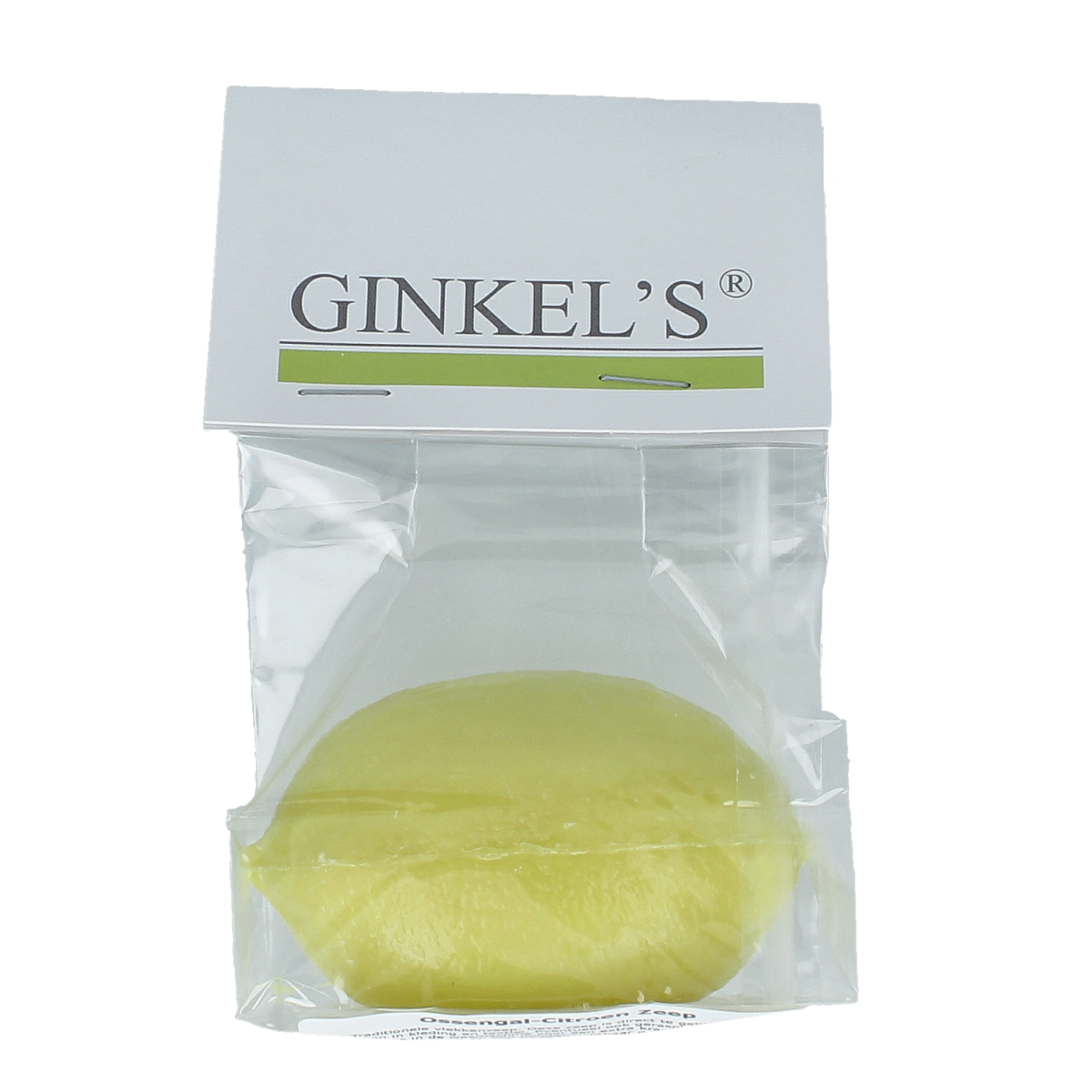 Ginkel's Ossengal citroen zeep 100.00 Gram