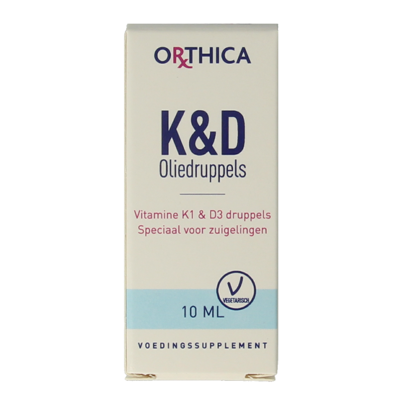 Orthica Vitamine K & D zuigeling 10 Milliliter