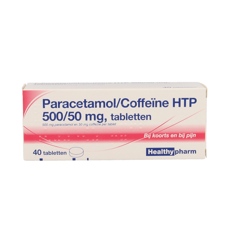 Healthypharm Paracetamol 500mg coffeine 40 Tabletten