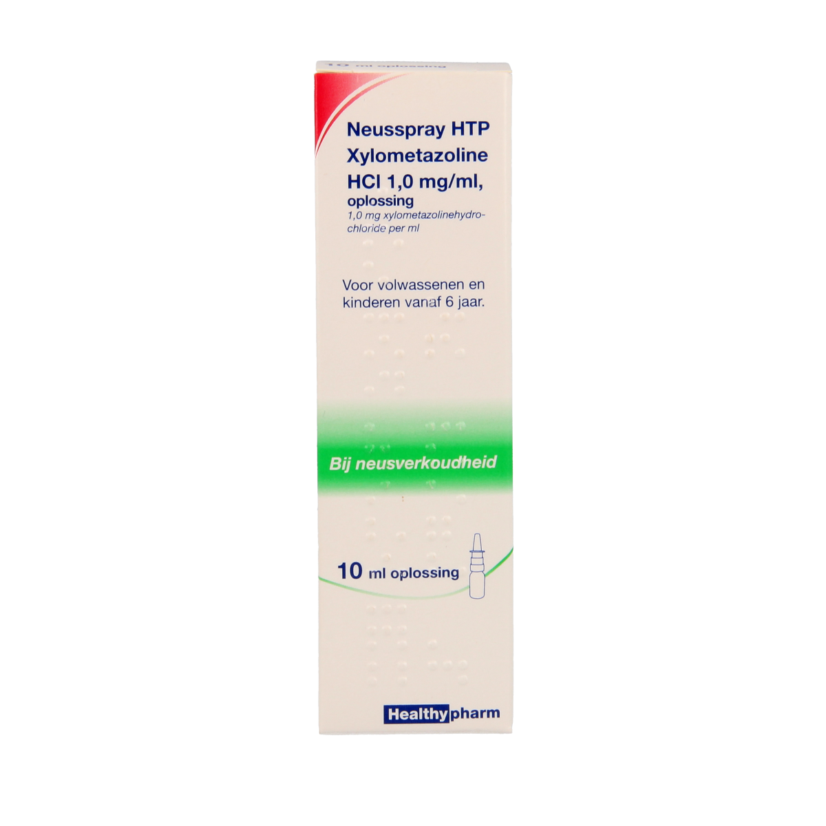 Healthypharm Neusspray xylometazoline 1.0% 10.00 Milliliter