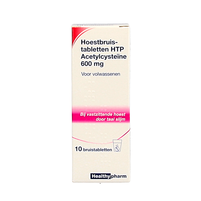 Healthypharm Acetylcysteine 600mg 10 Bruistabletten